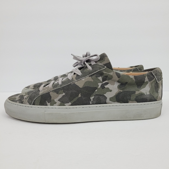 Common Projects Achilles Low Camo Grey - Picture 1 of 9